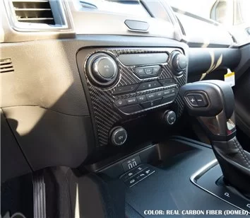 Ford Ranger 2019-2024 Raptor 3D Interior Dashboard Trim Kit Dash Trim Dekor 14-Parts