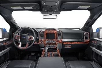 FORD F-150 (REGULAR CAB) | 2015-2017 Interior WHZ Dashboard trim kit 49 Parts