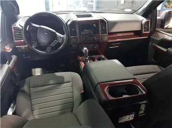 FORD F-150 (REGELMATIGE CABINE) | 2015-2017 Interieur WHZ Dashboardafwerkingsset 49 onderdelen