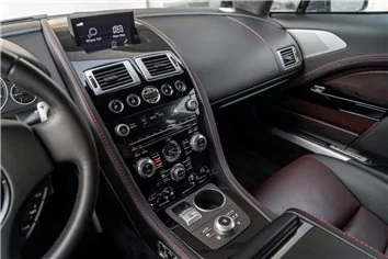 Aston Martin Rapide 2014 3D Inleg dashboard Interieurset aansluitend en pasgemaakt op he 6-Parts