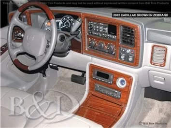 Cadillac Escalade 2003–2006 Inleg dashboard Interieurset aansluitend en pasgemaakt 52 Delen