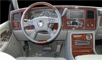 Cadillac Escalade 2003–2006 Inleg dashboard Interieurset aansluitend en pasgemaakt 34 Delen