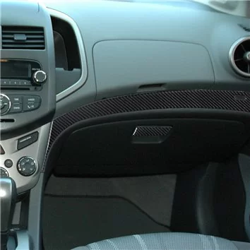 Chevrolet Aveo T300 2012–2020 Inleg dashboard Interieurset aansluitend en pasgemaakt 21 Delen