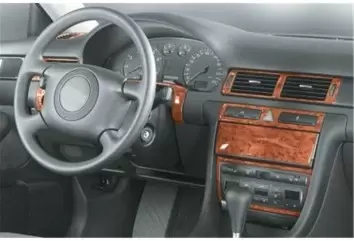 Audi A6 C5 Typ 4B 05.97-05.01 3M 3D Interior Dashboard Trim Kit Dash Trim Dekor 12-Parts