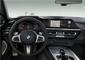 BMW Z4 G29 2018 Car Interior Wrap Cutting Template