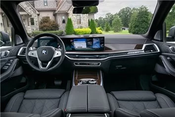 BMW X7 G07 2022 Car Interior Wrap Cutting Template