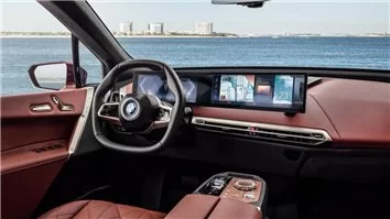 BMW iX I20 2019 Car Interior Wrap Cutting Template