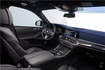 BMW X6 G06 2019 snijsjabloon voor interieurwrap