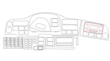 MAN Lion’s Coach III 2017 3D Interior Dashboard Trim Kit Dash Trim Dekor 32-Parts 2