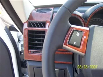 Dodge Nitro 2007-2012 3D Inleg dashboard Interieurset aansluitend en pasgemaakt op he 74-Teile