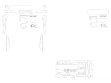 Modello di taglio per rivestimento interno Mercedes-Benz CLS-Class C257 2017