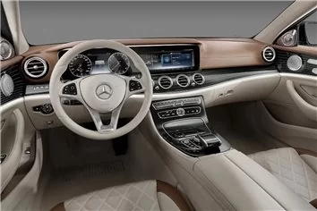 Mercedes-Benz E-Klasse W213 2016 Interieur Wrap Snij Sjabloon