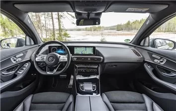 Modèle de découpe de revêtement intérieur Mercedes-Benz EQC N239 2019