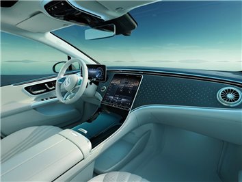 Mercedes-Benz EQE SUV 2022 Interieur Wrap Snijsjabloon