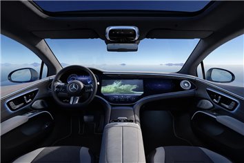 Mercedes-Benz EQS 2021 Interieur Wrap Snijsjabloon