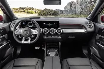 Mercedes-Benz GLB-Klasse X247 2019 Interieur Wrap Snijsjabloon