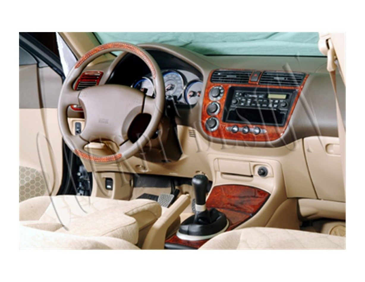 Honda Civic 04.01 - 06.06 Kit Rivestimento Cruscotto all'interno del veicolo Cruscotti personalizzati 10-Decori