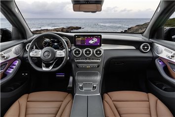 Modèle de découpe de revêtement intérieur pour Mercedes-Benz Classe GLC X253 2015