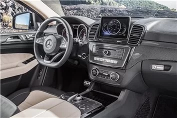 Mercedes-Benz GLE-Klasse Coupé C292 2015 Interieur Wrap Snijsjabloon