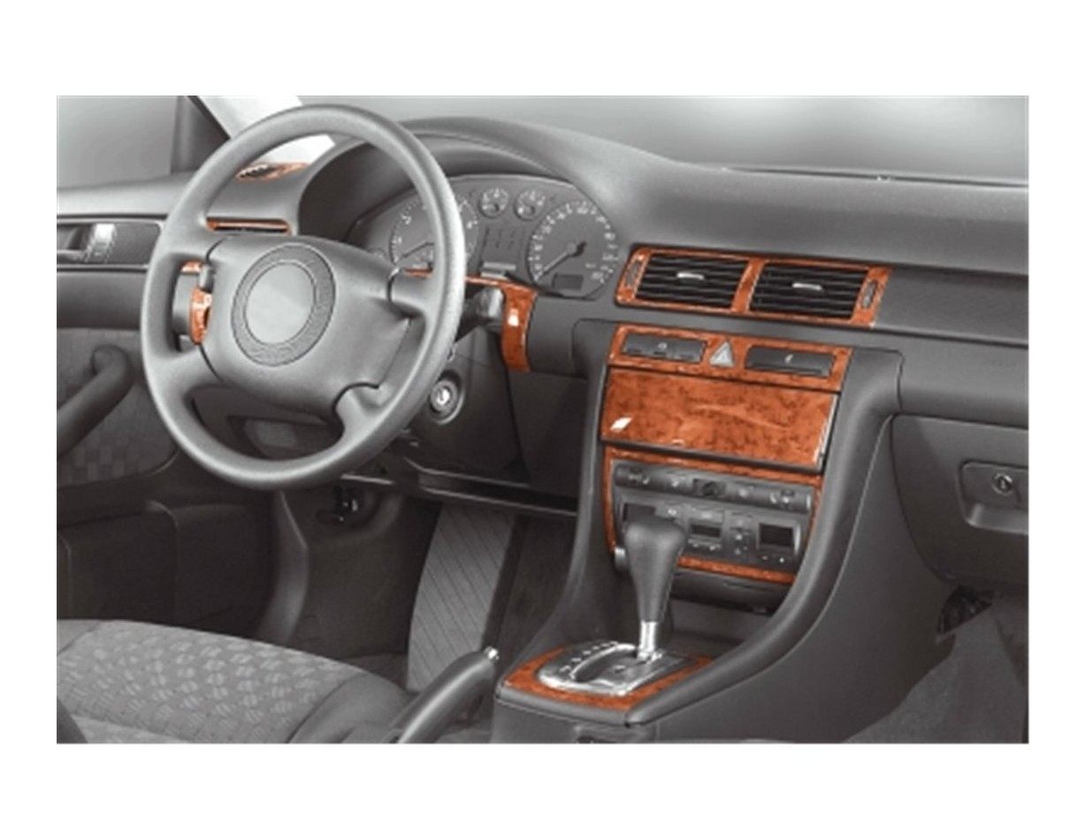Audi A6 C5 Typ 4B 06.01-12.04 3M 3D Interior Dashboard Trim Kit Dash Trim Dekor 14-Parts