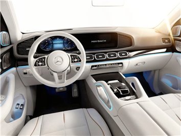 Mercedes-Benz GLS-Klasse X167 2019 Interieur Wrap Snijsjabloon