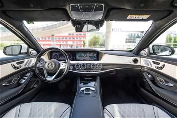 Mercedes-Benz S-Klasse W222 2013 Interieur Wrap Snijsjabloon