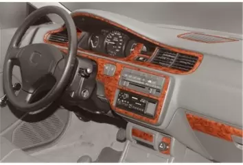 Honda Civic 09.92-01.95 3M 3D Interior Dashboard Trim Kit Dash Trim Dekor 14-Parts