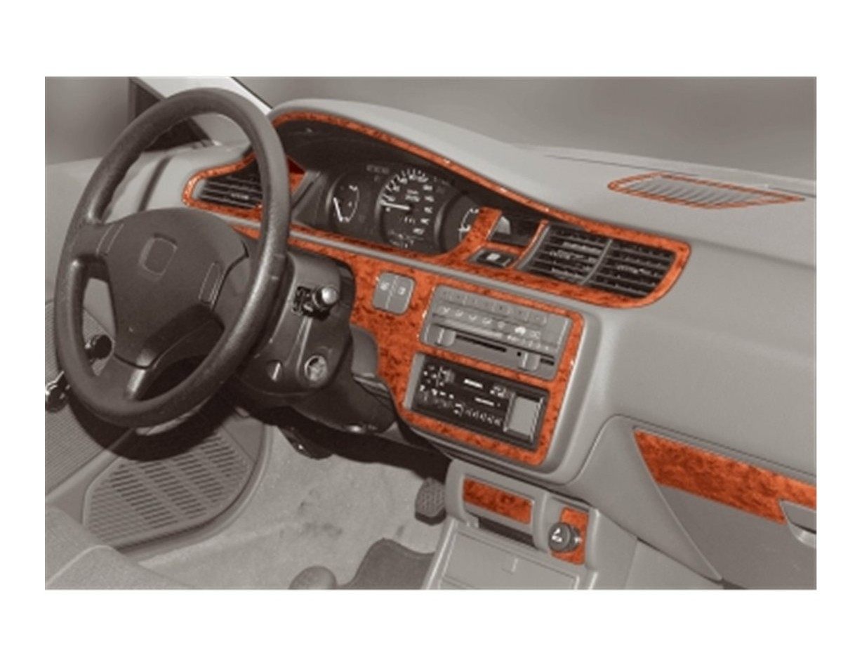 Honda Civic 09.92-01.95 3M 3D Interior Dashboard Trim Kit Dash Trim Dekor 14-Parts