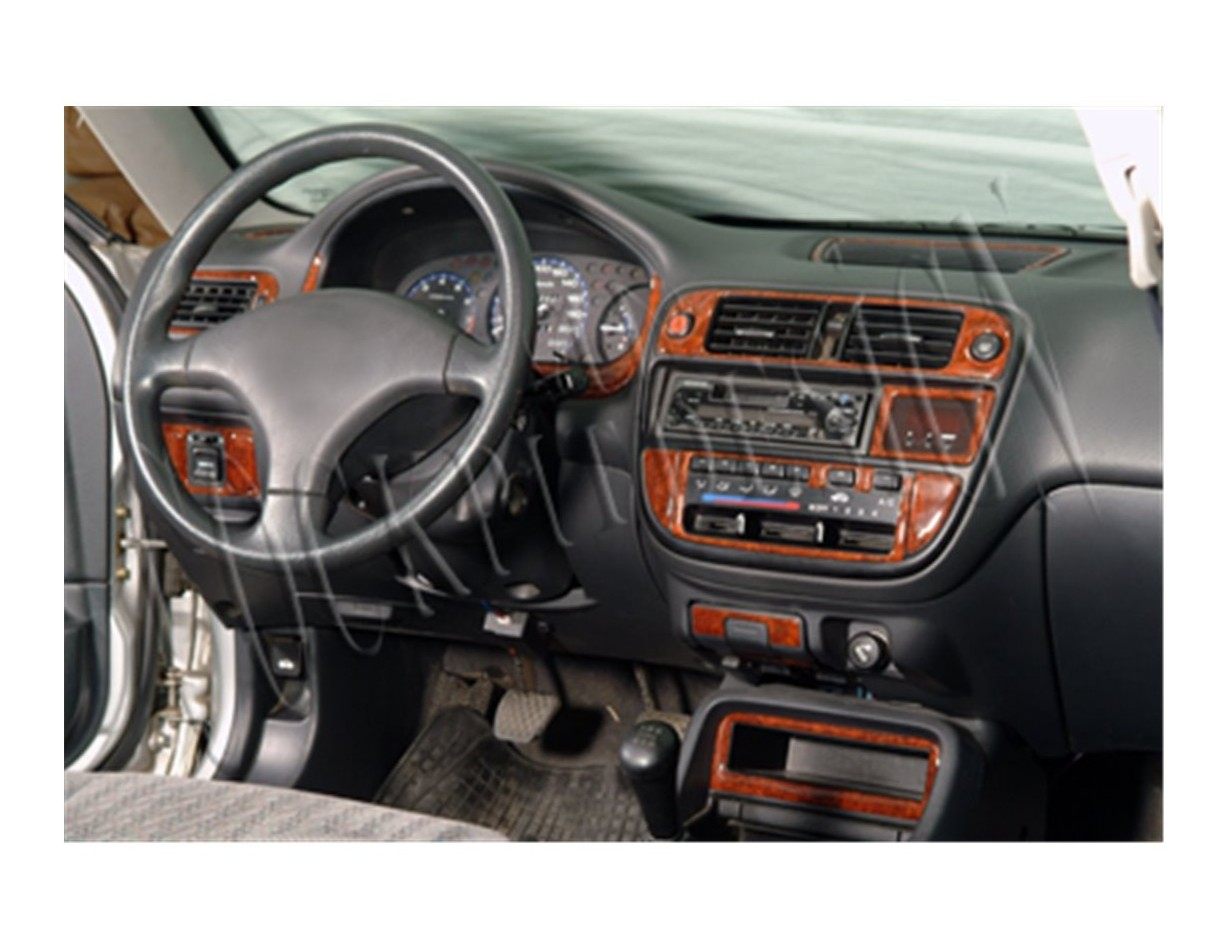 Honda Civic 95-01 Kit la décoration du tableau de bord 22-Pièce - 1 - habillage decor de tableau de bord